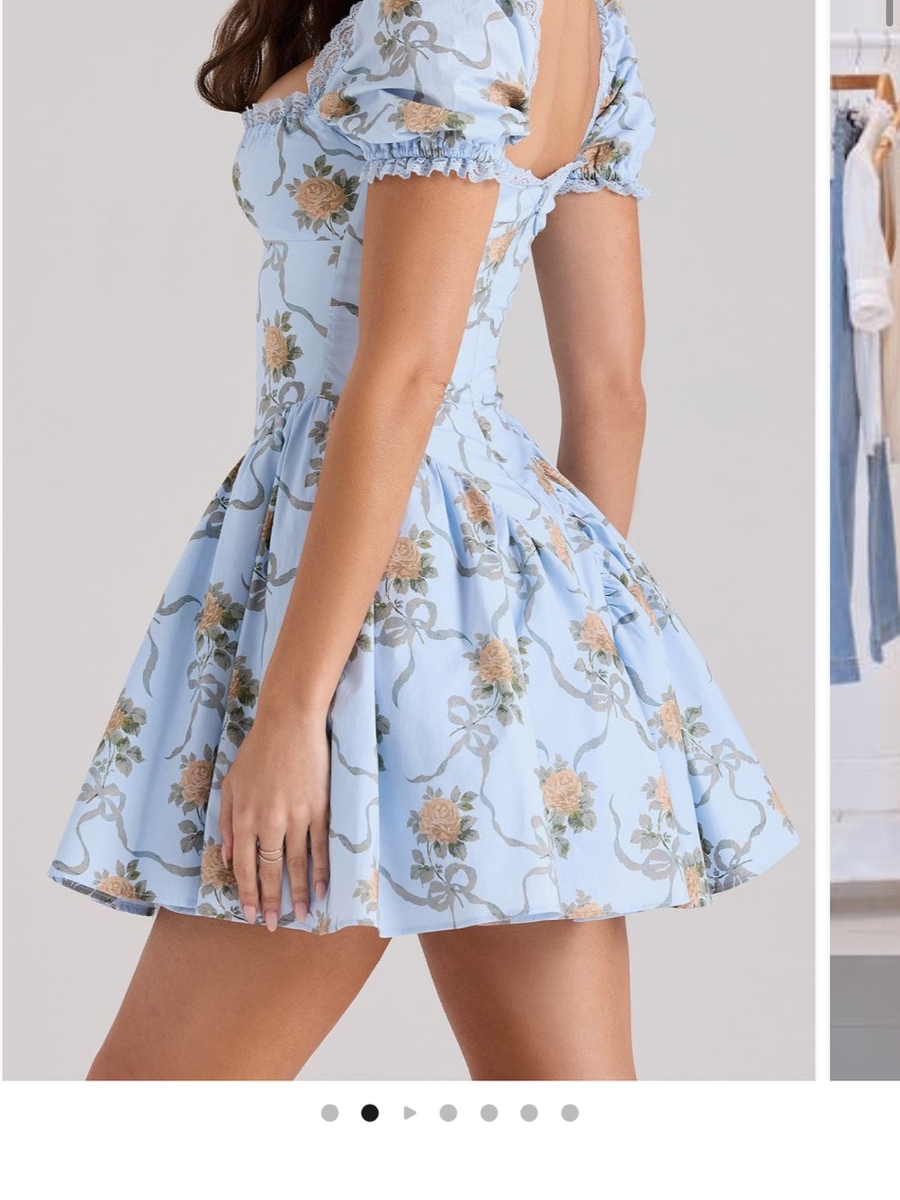 Rosie Puff Sleeve Stretch
Cotton Mini Sundress - Picture 3 of 8
